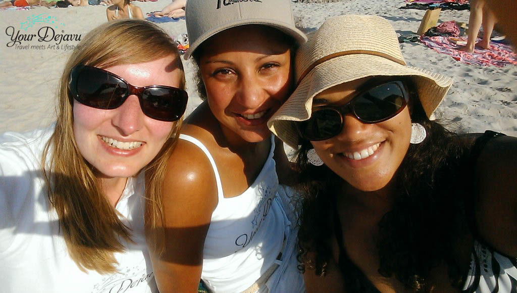 Natalie, Michaela & Annika am Strand